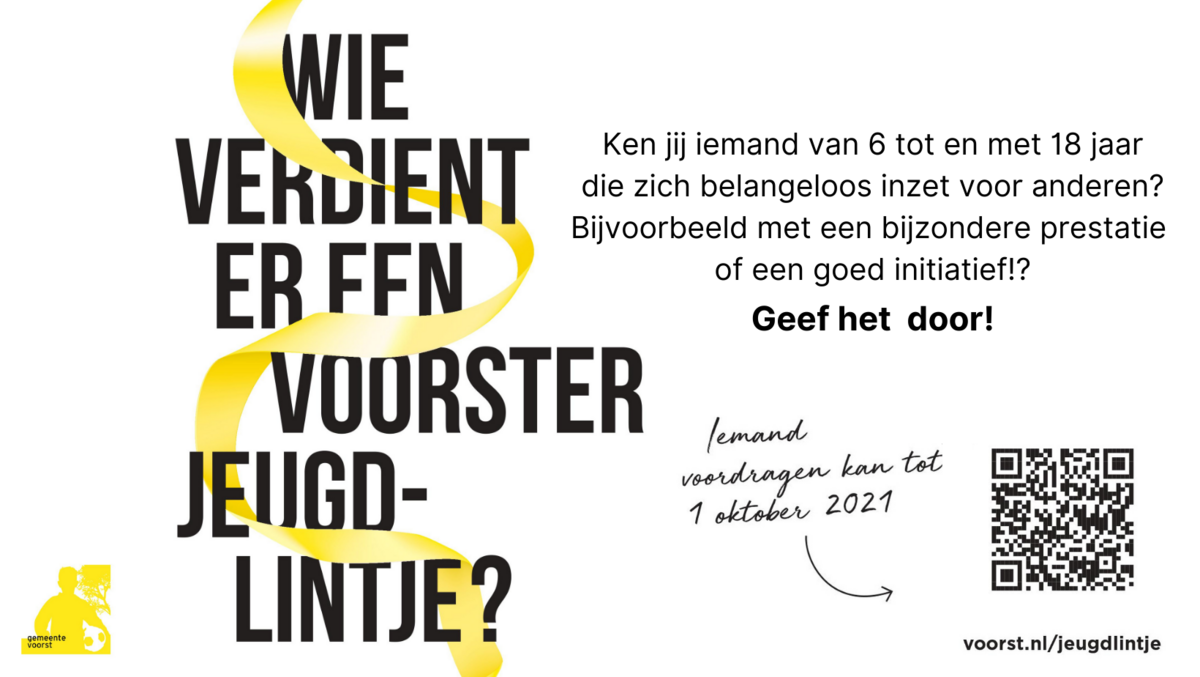 Wie Verdient Er Een Voorster Jeugdlintje? | Gemeente Voorst