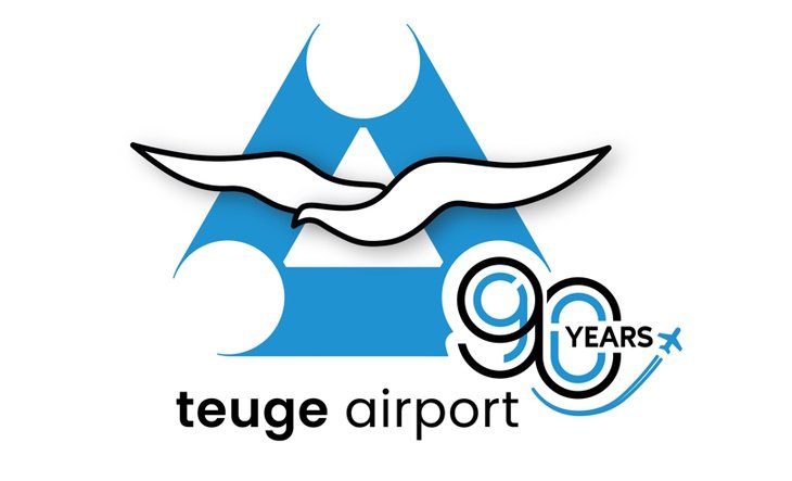 Logo Teuge Airport 90 jaar